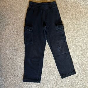 Boys ever last black cargo pocket sweatpants